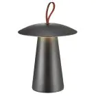 Nordlux Lámpara De Mesa Ara Batería Aluminium Negro 2W 240lm - 830 Luz Cálida | Regulable Touch