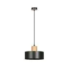 Emibig Colgante De Luz Torin Acero Negro | Apta para 1x E27 - Max 15W