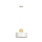 Emibig Colgante De Luz Torin Acero Blanco | Apta para 1x E27 - Max 15W