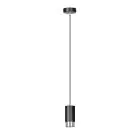 Emibig Colgante De Luz Fumiko Acero Negro | Apta para 1x GU10 - Max 10W