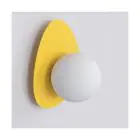 Emibig Luz De Pared Ovo Acero Naranja | Apta para 1x G9 - Max 8W