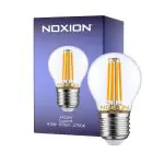 Noxion Lucent LED E27 Esférica con Filamento Clara 4.5W 470lm - 827 Luz muy Cálida | Reemplazo 40W