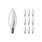 Multipack 10x Philips Corepro LED Vela E14 Mate 2.8W 250lm - 827 Luz muy Cálida | Reemplazo 25W
