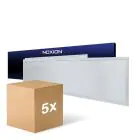 Multipack 5x Noxion Panel LED Ecowhite V4.0 28W 3360lm - 830-840-865 CCT | 120x30cm - UGR 