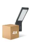 Multipack 4x Steinel Proyector LED XLED Home Antracita 10.5W 550lm - 830 Luz Cálida | IP44 - Sensor De Movimiento - Simétrico