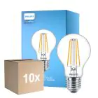 Multipack 10x Philips Corepro LED Bulbo E27 Pera Clara 8.5W 1055lm - 840 Blanco Frio | Reemplazo 75W