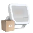 Multipack 4x Ledvance Proyector LED Aluminium Blanco 17W 2400lm 100D - 840 Blanco Frio | IP66 - Simétrico