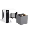 D'Lite Luz De Pared Nova Gris Up & Down 4.9W 480lm - 830 Luz Cálida | IP54 - Ángulo de haz ajustable