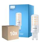 Multipack 10x Philips Corepro LED Capsule G9 4.8W 570lm - 830 Luz Cálida | Reemplazo 60W