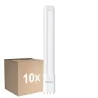 Multipack 10x Noxion Lucent PL-L LED 11.9W 1450lm - 830 Luz Cálida | 4-Pines - Reemplazo 24W