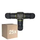 Multipack 25x Noxion Impermeable Quick T Conector  - 3 pole