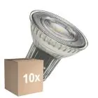 Multipack 10x Ledvance Foco LED GU10 PAR16 6.1W 575lm 36D - 930 Luz Cálida | Mejor Reproducción De Color - Regulable - Reemplazo 80W