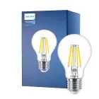 Philips MASTER Value LED Bulbo E27 Pera Clara 3.4W 470lm - 927 Luz muy Cálida | Mejor reproducción de color - Regulable - Reemplazo 40W