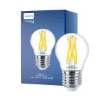 Philips MASTER LED E27 Esférica Con Filamento Clara 3.5W 470lm - 922-927 Dim To Warm | Mejor Reproducción De Color - Regulable - Reemplazo 40W