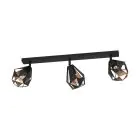 Eglo Luz de techo Carlton 7 Acero Negro Cobre | IP20 - Apta para 3x E27 