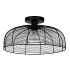 Eglo Luz de techo Rinroe Acero Negro Cobre | Apta para E27