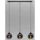 Eglo Colgante De Luz Ariscani Acero Negro | Apta para 3x E27