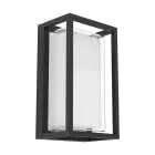 Eglo Luz De Pared Genovese Aluminium Negro 10W 1050lm - 865 Luz De Día | IP65