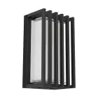 Eglo Luz De Pared Genovese Aluminium Negro 10W 1050lm - 865 Luz De Día | IP65 - Sensor De Movimiento